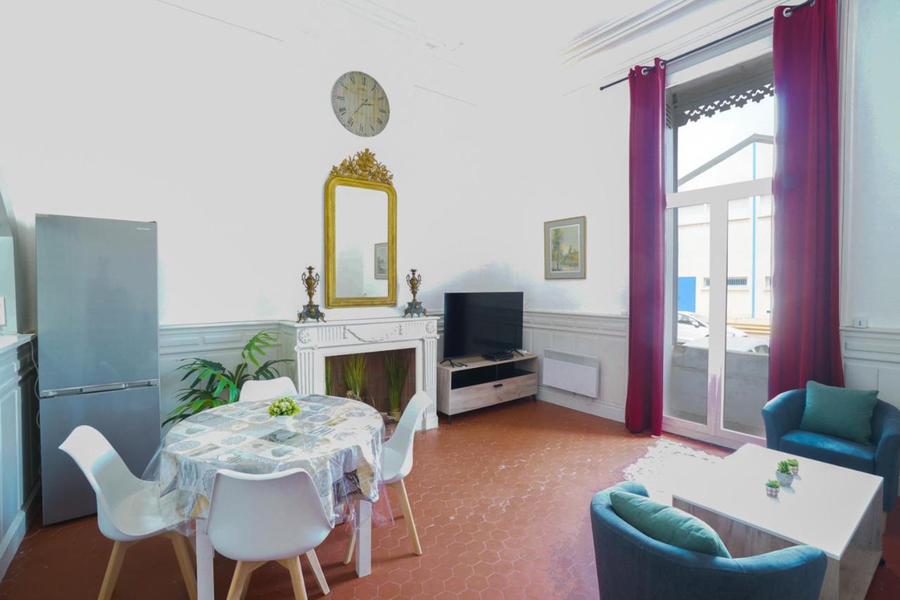 Appartement Du Forum,La Gare, 50 M2 , Climatisation, Garage, Cour Нарбонн Екстер'єр фото