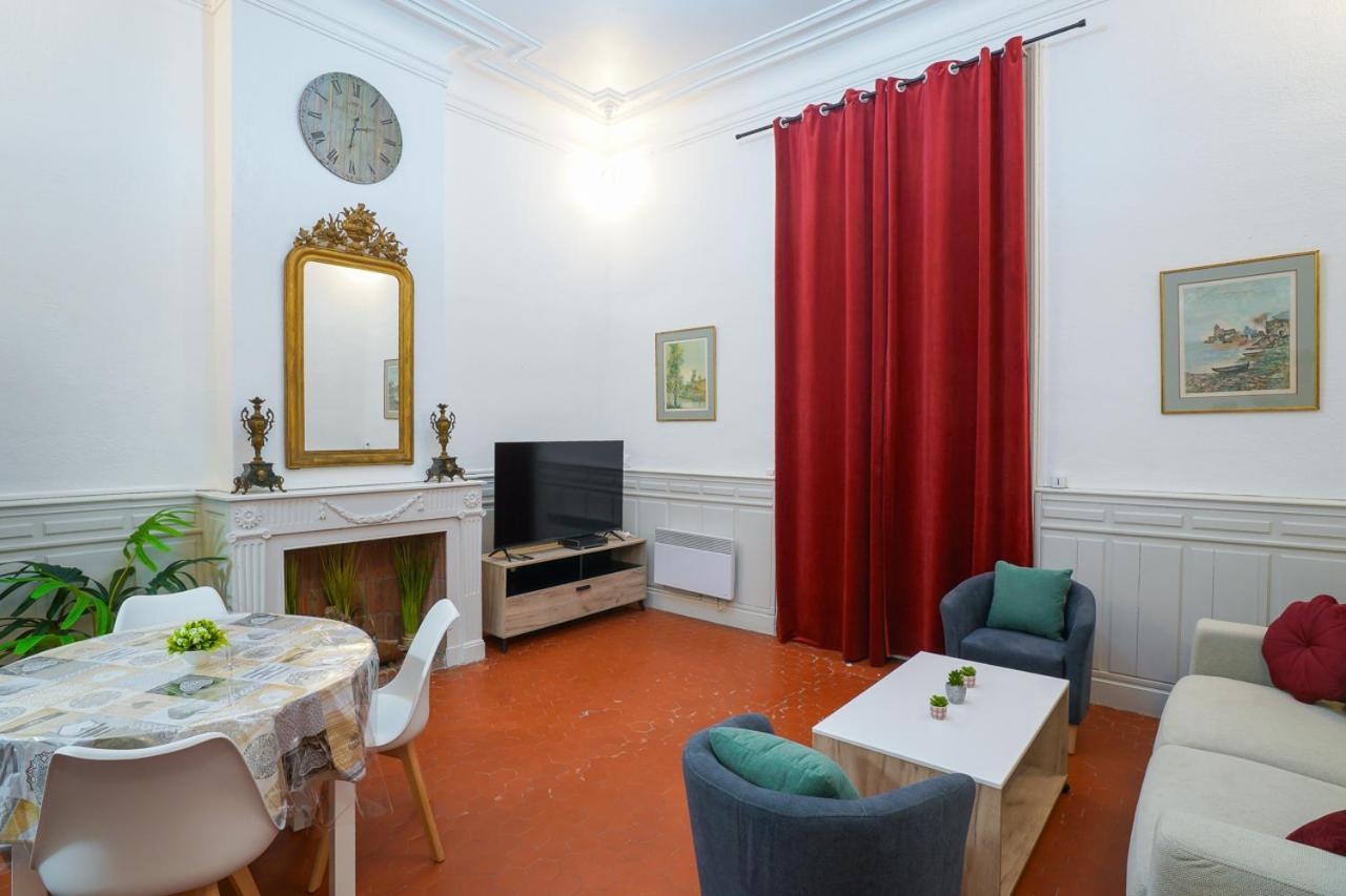 Appartement Du Forum,La Gare, 50 M2 , Climatisation, Garage, Cour Нарбонн Екстер'єр фото