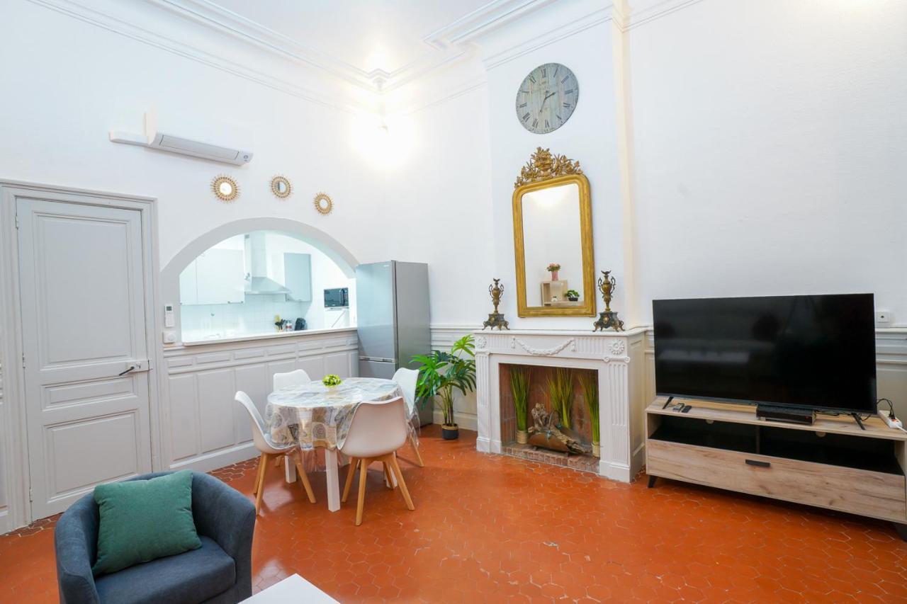 Appartement Du Forum,La Gare, 50 M2 , Climatisation, Garage, Cour Нарбонн Екстер'єр фото
