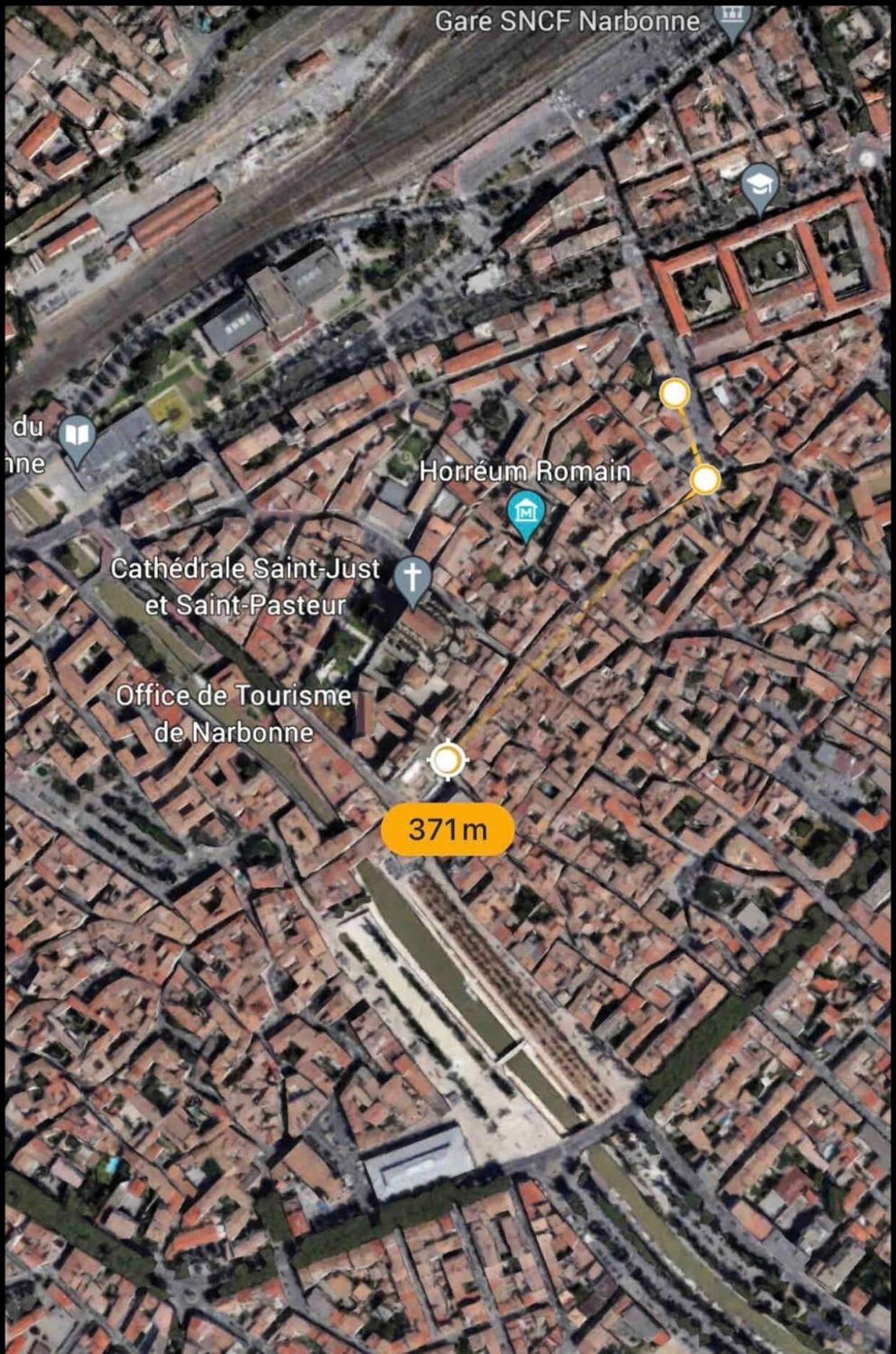 Appartement Du Forum,La Gare, 50 M2 , Climatisation, Garage, Cour Нарбонн Екстер'єр фото